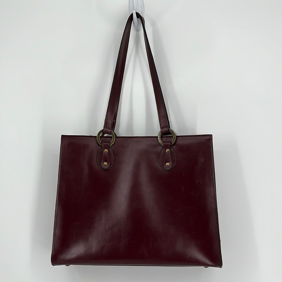 Claire Chase Rio Computer Tote in Cognac - Picture 4 of 5